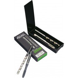 Metrikus (normál) gépi menetfúró CSH Form C39°HSS-E zöld gyűrűs + magfúró TWINBOX