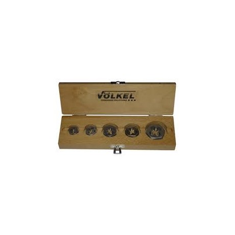 Menetmetsző klt. UNC1/4-UNC1/2 HSS-G 5részes