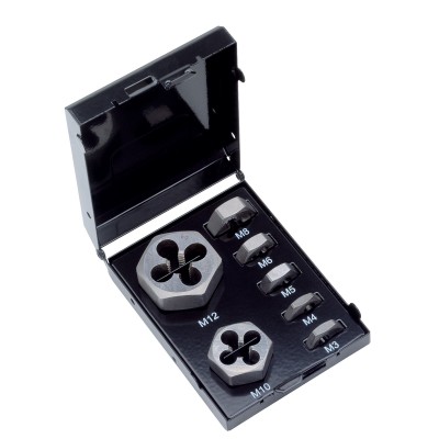 Menetmetsző klt. UNF 1/4-UNF 1/2 HSS-G 5részes