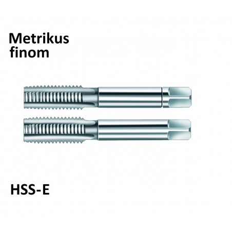Metrikus (finom) kézi menetfúró klt. HSS-E