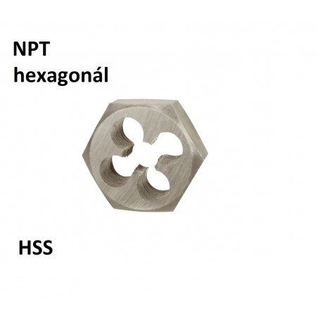 NPT Menetmetsző HSS hatszög befogású DIN382